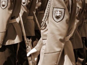 Słowaccy żołnierze na paradzie / Źródło: Wikipedia