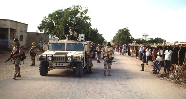 Amerykańscy żołnierze w Somalii / Źródło: Wikipedia