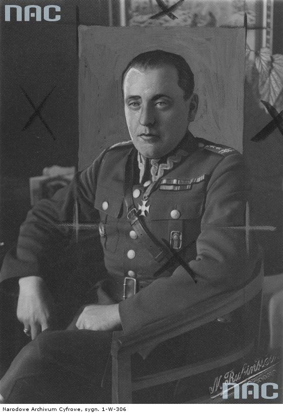 Płk dypl. Stanisław Maczek jako dowódca 81 pułku piechoty (1934 r.) / Źródło: NAC, sygn. 1-W-306