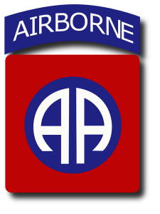 Odznaka 82. Dywizji Powietrznodesantowej/ Źródło: http://commons.wikimedia.org/wiki/File:82nd_airborne.png