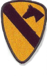 Insygnia 1.Dywizji Kawalerii Powietrznej/ Źródło: http://commons.wikimedia.org/wiki/File:USArmy_First_Cav_Patch.jpg