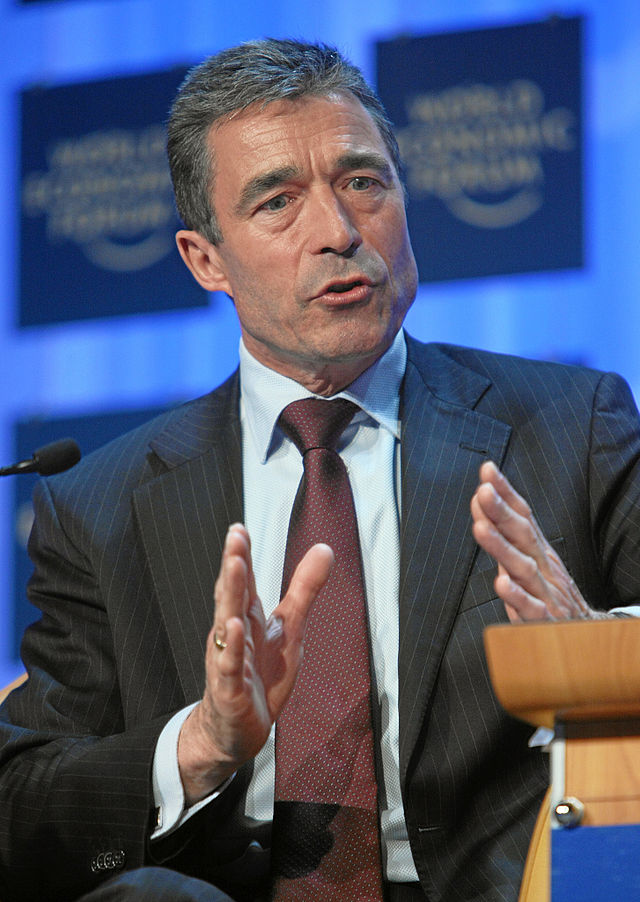 Sekretarz generalny NATO Anders Fogh Rasmussen / Źródło: Wikimedia