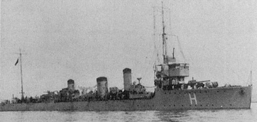 Kontrtorpedowiec Kaba (?.). Ujęcie japońskiej jednostki pochodzi z 1919 r. Źródło: navypedia.org