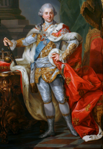 Stanisław August Poniatowski w stroju koronacyjnym, obraz Marcello Bacciarellego z 1768 / Źródło: Wikimedia