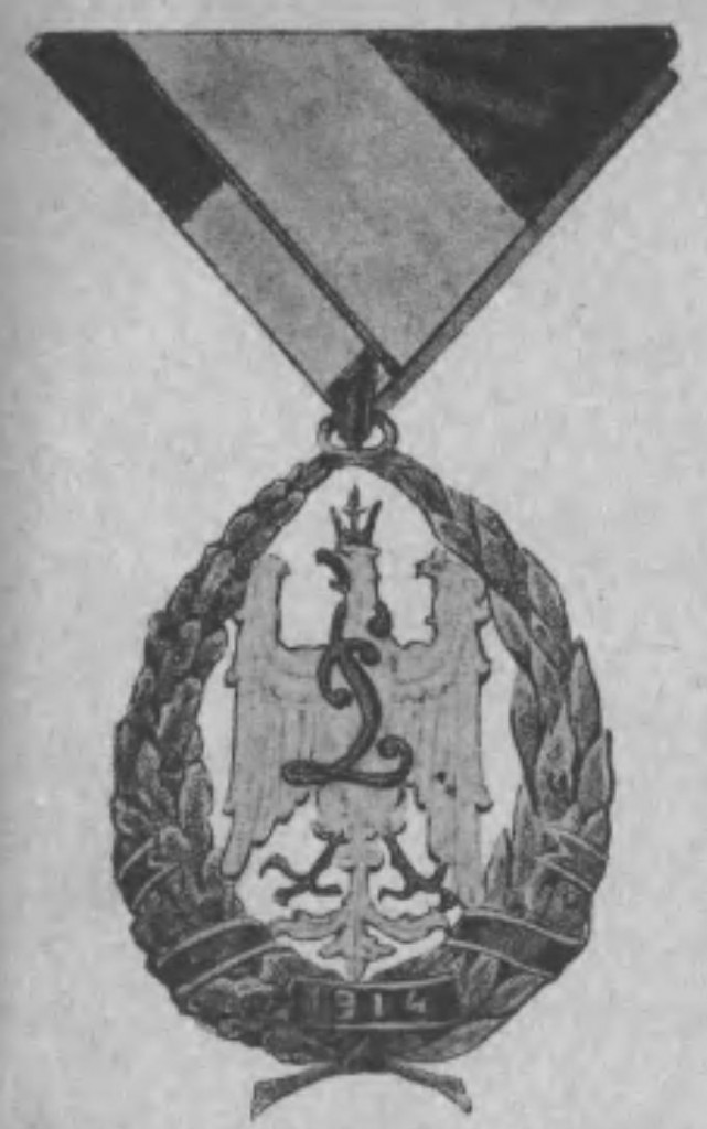 Odznaka pamiątkowa Legionu Puławskiego ustanowiona w 1918 r.