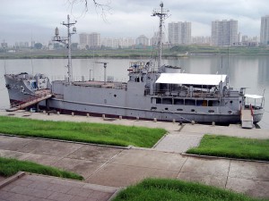 USS "Pueblo" w Pjongjang/ Źródło: Wikimedia Commons