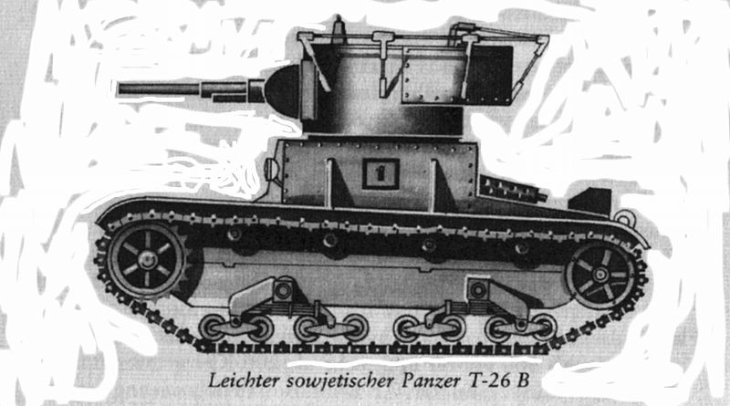 Czołg lekki T-26/ Źródło: Wikimedia Commons