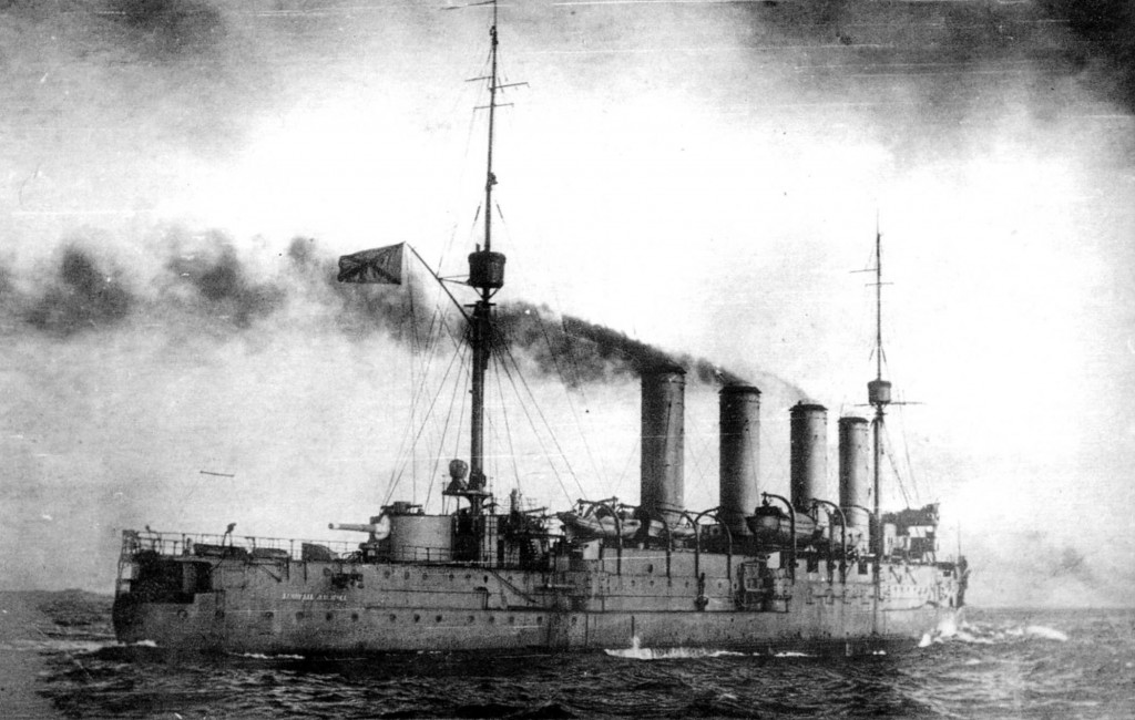 Krążownik pancerny Admirał Makarow.  Źródło: wikimedia.org