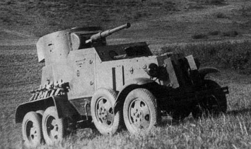 Radziecki wóz pancerny BA-6/ Źródło: Wikimedia Commons