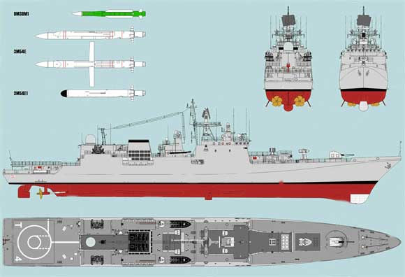 W dniu 7 listopada 2014 r. w stoczni "Jantar" w Kaliningradzie odbyła się uroczystość wodowania fregaty Admirał Essen, drugiej jednostki projektu 11356M przeznaczonej dla rosyjskiej Floty Czarnomorskiej. Stępkę pod jej budowę położono 8 lipca 2011 r., a zakończenie budowy powinno nastąpić w roku bieżącym. Admirał Essen, to druga z sześciu jednostek proj. 11356, które mają zasilić w najbliższym czasie Flotę Czarnomorską Federacji Rosyjskiej. Sześć fregat proj. 11356 zamówionych przez Rosję dla jej Floty Czarnomorskiej ma powstać w obwodzie kaliningradzkim. Kontrakt na budowę trzech pierwszych jednostek podpisano w dniu 28 października 2010 r., zaś dotyczący trzech kolejnych 13 września 2011 r. Obecnie w stoczni "Jantar" w różnych stadiach budowy znajduje się pięć okrętów tego typu. Są to, poza Admirałem Essenem, którego stępkę położono 8 lipca 2011 r.: prototypowy Admirał Grigorowicz (poł. st. 18.12.2010 r., wodowanie 14.03.2014 r.) Admirał Makarow (poł. st. 29.02.2012 r.), Admirał Butakow (poł. st. 12.07.2013 r.) i Admirał Istomin (poł. st. 15.11.2013 r.).  Okręty projektu 11356M budowane dla rosyjskiej floty różnią się nieco wyposażeniem i uzbrojeniem od fregat projektu 11356 budowanych dla Indii. Według dostępnych danych będą posiadały wyporność standardową około 3400-3600 ton, długość 124,8 m i szerokość 14,2 m. Napęd stanowić będą turbiny gazowe pozwalające na osiągnięcie prędkości maksymalnej 30 węzłów. Zasięg wynosić ma 4850 Mm przy prędkości 14 węzłów. Uzbrojenie stanowić będzie armata uniwersalna A-190 kalibru 100 mm, dwa zestawy rakietowo-artyleryjskie 9M87 Kortik-M z dwoma 30-mm armatami i ośmioma rakietami 3M311-1 o zasięgu 10 km, wyrzutnie rakietowe pionowego startu systemu Sztil-1 dla 36 przeciwlotniczych pocisków 9M317M o zasięgu do 50 km oraz uniwersalna wyrzutnia rakietowa pionowego startu 3S14 UKSK dla 8 przeciwokrętowych, naddźwiękowych rakiet 3M55 (P-800) Oniks lub rakiet z rodziny Kalibr - manewrujących przeciwokrętowych 3M54, manewrujących do zwalczania celów lądowych 3M14 lub przenoszących torpedę do zwalczania okrętów podwodnych 91R. Fregaty wyposażone będą także w lądowisko i hangar dla jednego śmigłowca Ka-27. Uzbrojenie przeciw okrętom podwodnym obejmie wyrzutnie torped kalibru 533 mm z systemem Purga-11356M i wyrzutnie rakietowych bomb głębinowych RBU-6000, a systemy zakłócające - PK-10. Systemy radiotechniczne okrętów obejmują stacje radiolokacyjne obserwacji dookrężnej Friegat-M2M i Pozitiw-M1-2, radary kierowania ogniem Oriech dla systemu Sztil-1, 5P-10 Puma dla armaty A-190 oraz radar nawigacyjny MR-212/202-1 Wajgacz-U.  Źródło: wiki.gcdn.co