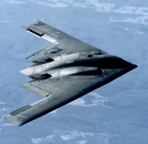 Bombowiec B-2 (popularny "stealth")- debiut bojowy podczas AF / Źródło: Wikipedia Wolna Encyklopedia