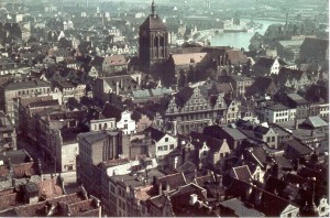 Panorama Gdańska będącego przed II wojną areną ścierania się wywiadów polskiego i niemieckiego/ Źródło:Wikimedia