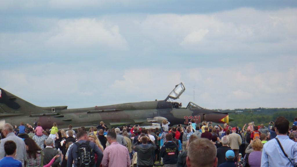 O godzinie 16. odbył się pokaz dwóch SU-22 które później można było zobaczyć z bliska.