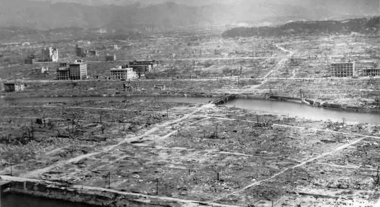 Zniszczona Hiroszima po ataku. / Wikimedia Commons