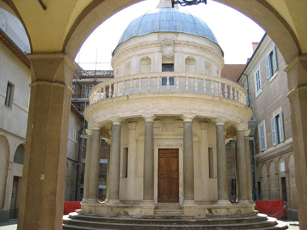 Renesans: D. Bramante, Tempietto w Rzymie