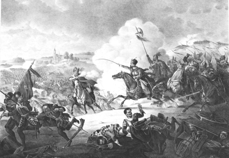 Jan Karol Chodkiewicz w bitwie pod Kircholmem 1605/ Źródło: Wikimedia Commons