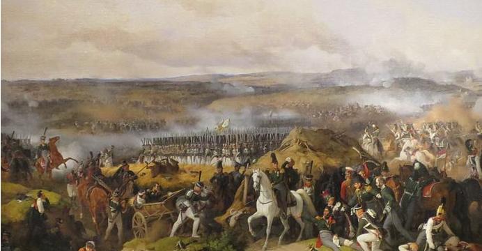 Fragment obrazu Bitwa pod Borodina (mal. Peter von Hess)/ Źródło: Wikimedia Commons