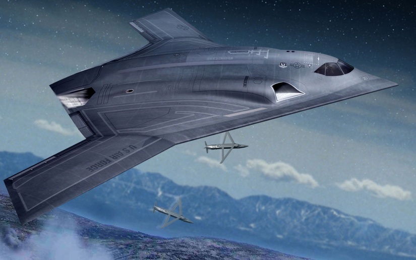 Projekt Northrop Grumman w ramach programu Long Range Strike-Bomber. / Źródło:  Northrop Grumman.