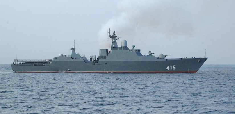 RFS Dagestan, fregata rakietowa projektu 11661K Gepard. / Źródło: mil. ru.