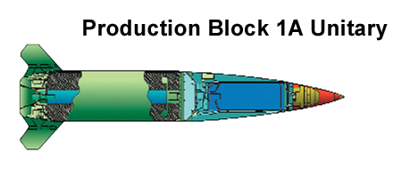 Przekrój pocisku ATACMS Blocks 1A (unitary). / Fot. Lockheed Martin