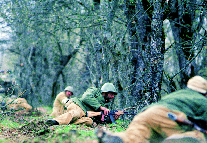 Żołnierze armeńscy w roku 1994/ Źródło: Wikimedia Commons