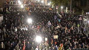 Manifestacja Pegidy w Dreznie, Niemcy