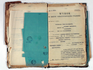 9 kwietnia 1933 roku oddalający kasację w sprawie Gorgonowej/Źródło: Wikimedia Commons 