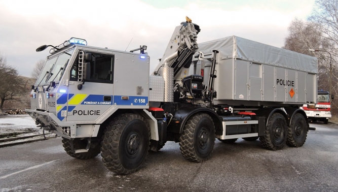 TATRA FORCE - nowy pojazd dla czeskich policyjnych saperów. (tatratrucks)