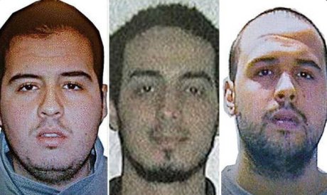 Zamachowcy z Brukseli: Khalid el-Bakraoui, Ibrahim el-Bakraoui i Najim Laachraoui. / fot. AFP.