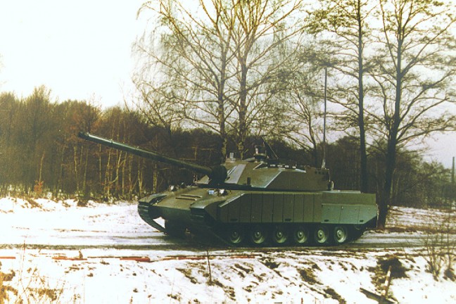 Wizualizacja projektu polskiego czołgu podstawowego III generacji Goryl / Źródło: www.obrum.gliwice.pl