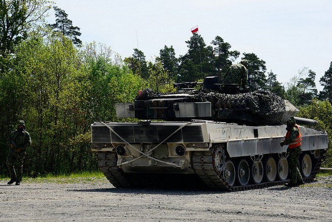 Leopard 2A5 (Polska) / fot. 7th Army Joint Multinational Training Command (Flickr).