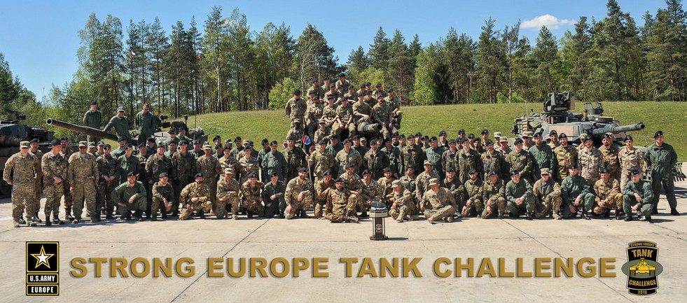 Wszystkie załogi biorące udział w zawodach / fot. 7th Army Joint Multinational Training Command (Flickr).