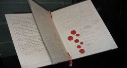 Oryginalny dokument pierwszej Konwencji Genewskiej, 1864 / Kevin Quinn (CC BY 2.0)