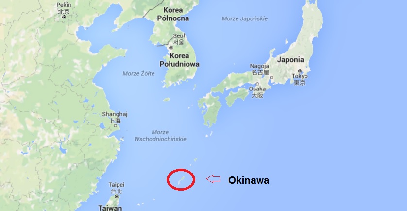 Okinawa. Źródło: Opracowanie własne na podstawie zdjęć satelitarnych dostarczonych przez Google Maps.