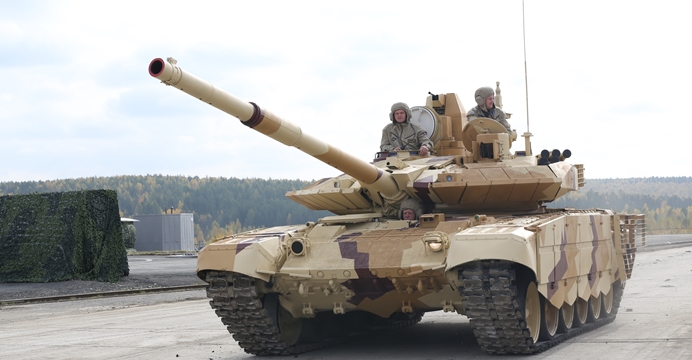 Czołg podstawowy T-90MS podczas targów Russian Arms Expo 2013. /Fot. Aleksey Kitaev na licencji Creative Commons Attribution-Share Alike 3.0 Unported, via Wikimedia Commons.