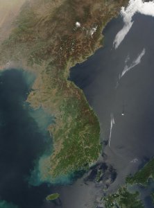 Półwysep widziany z kosmosu. /Fot. Wikimedia Commons.