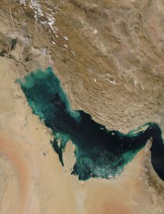 Zatoka Perska - zdjęcie satelitarne. /Fot. NASA