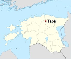 Tapa, Lääne Viru, Estonia. / Wikimedia Commons.