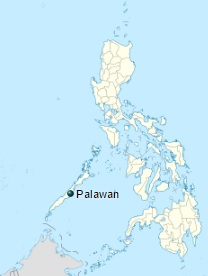 Palawan ? wyspa na Filipinach; powierzchnia 11 680 km?, ok. 700 tys. mieszkańców; wchodzi w skład prowincji Palawan. /Fot. Wikimedia Commons.