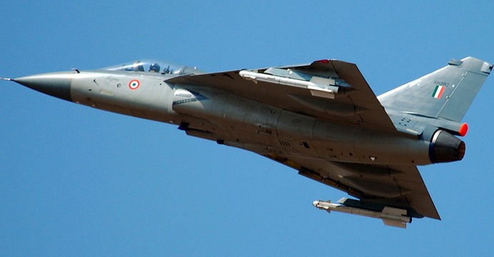 HAL Tejas Mk. 1A, należący do Indyjskich Sił Powietrznych. / Wikimedia Commons (CC BY 3.0).