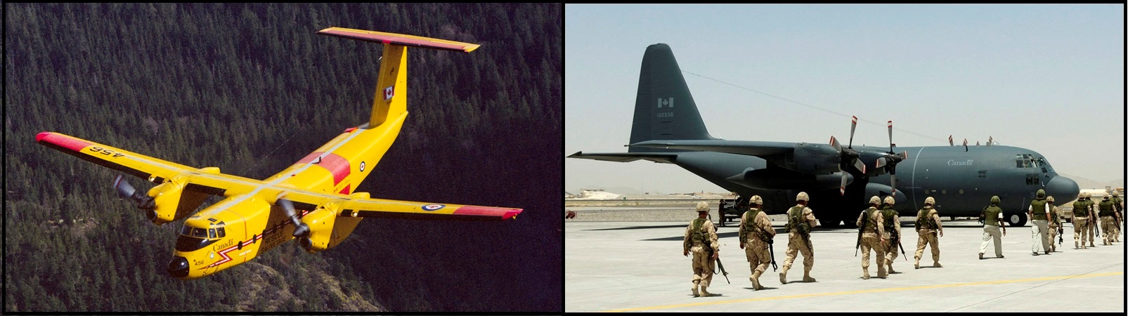 Samoloty CC-115 i CC-130 Hercules. /Fot, RCAF | www.rcaf-arc.forces.gc.ca