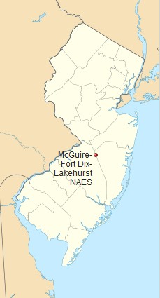 Połączona baza lotniczo-lądowo-morskiej McGuire?Dix?Lakehurst (JB MDL), Trenton, New Jersey.