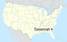 Savannah, Georgia, USA. / Wikimedia Commons.