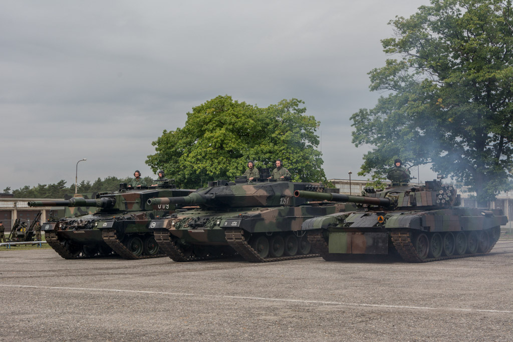  Leopard 2A4, Leopard 2A5 i PT-91 Twardy /Fot. chor. Rafał Mniedło